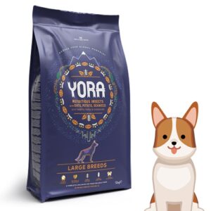 YORA 요라 동애등에 저자극 알러지 대형견 사료 라지브리드 12kg, 반려견을 위한 최고의 선택