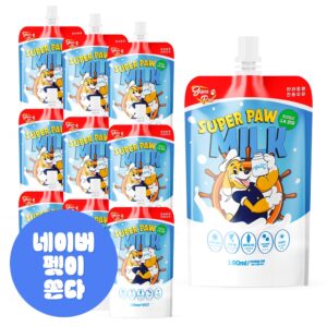 강아지 엄마들이 선택한 필수템, (1박스) 슈퍼포우 펫밀크 강아지 우유 180ml, 10개 사용 후기